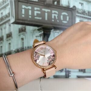 Fossil BQ3604 Tillie Three-Hand Blush Leather Watch